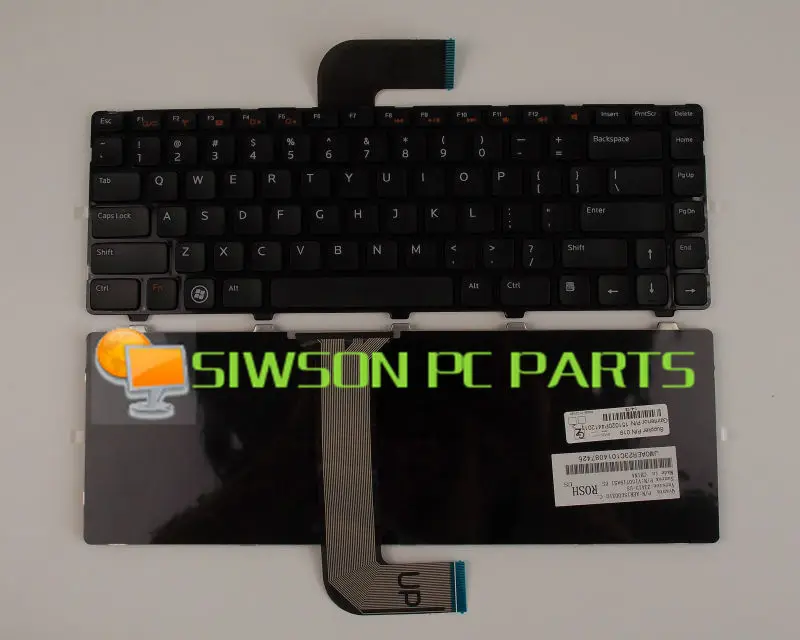 

Новая клавиатура US Version для ноутбука Dell Inspiron 14 3420 14R 5420 SE 7420 без подсветки