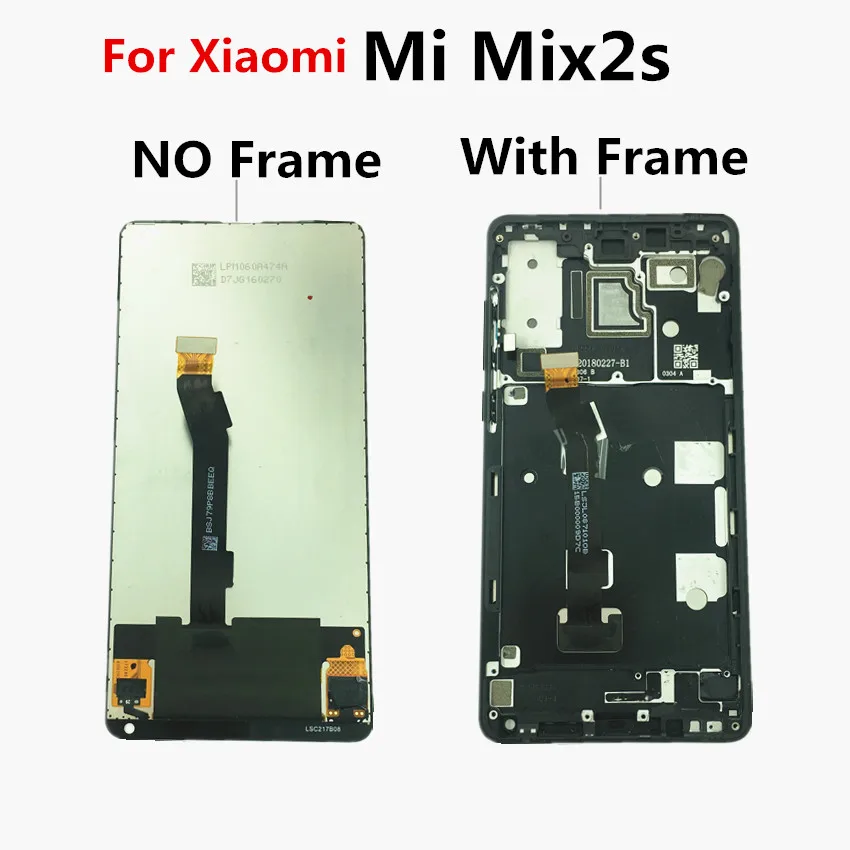 ЖК дисплей 5 99 дюйма для Xiaomi Mix 2S Mix2S сенсорный экран дигитайзер рамка в сборе