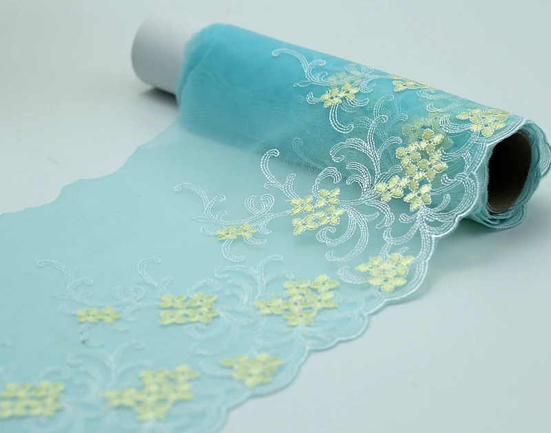 MLAEY 2Yards green Exquisite Lace Trim High Quality Fabric DIY Craft&ampSewing Dress Clothing Accessories | Дом и сад