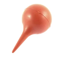 rubber suction ear washing syringe squeeze bulb