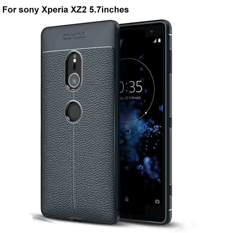 2PCS For Sony xperia XZ2 Case Luxury Ultra-Thin Soft TPU Design Cases xperiaXZ2 | Мобильные телефоны и аксессуары