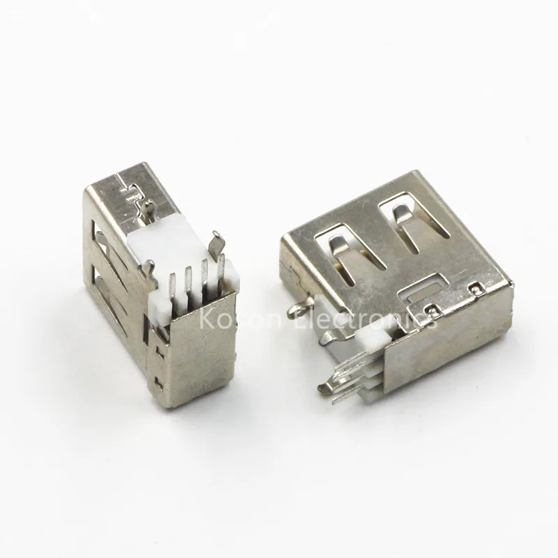10 шт. USB Type-A гнездовой разъем для монтажа на печатную плату высококачественный