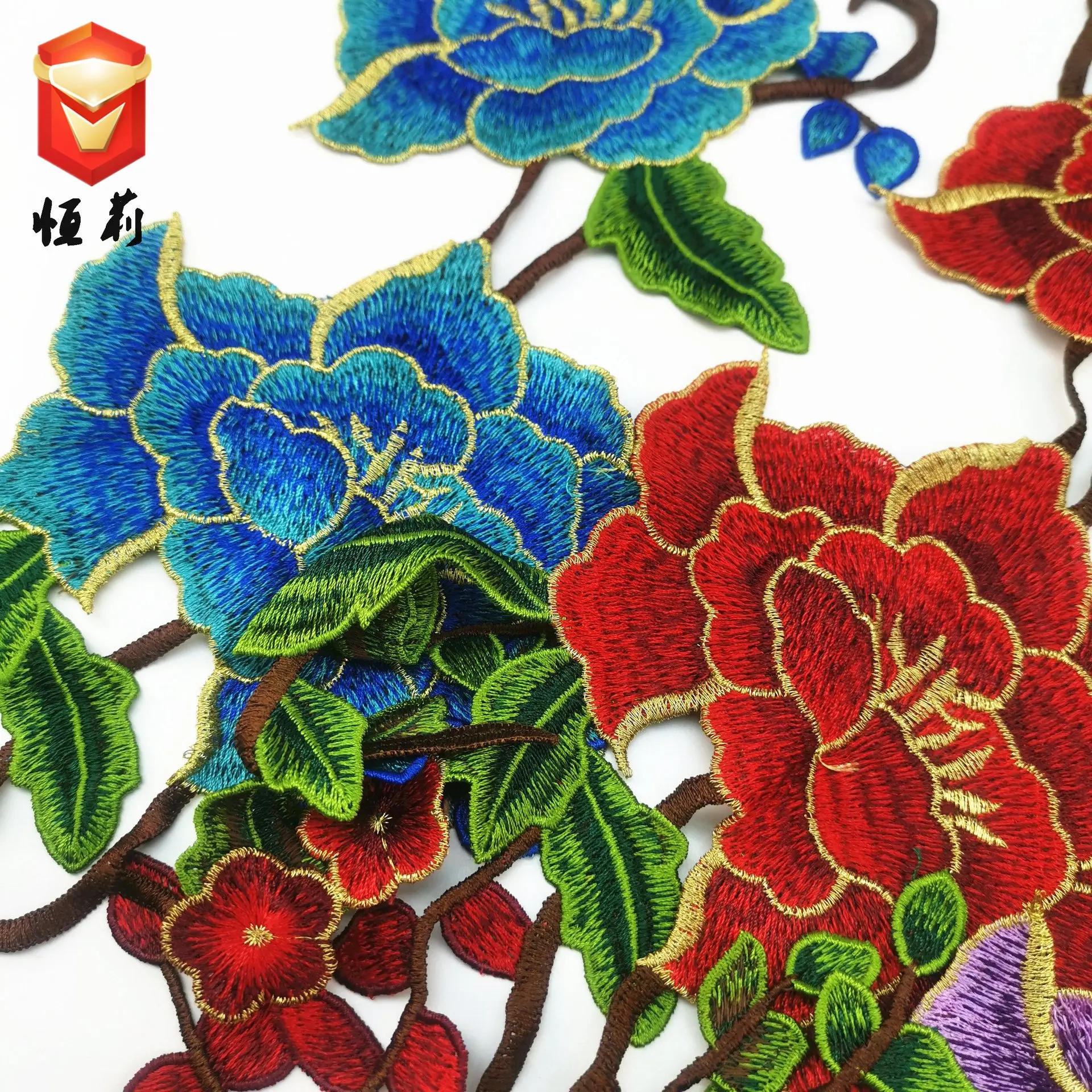 2019 Новая мода DIY аппликация Водорастворимая Вышивка костюм украшения нашивки