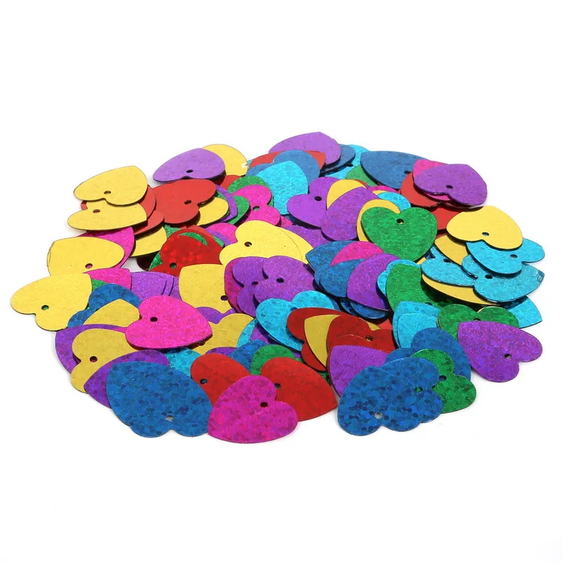 Бусины NiceBeads в форме ракушки/сердца разноцветные свободные пайетки для одежды