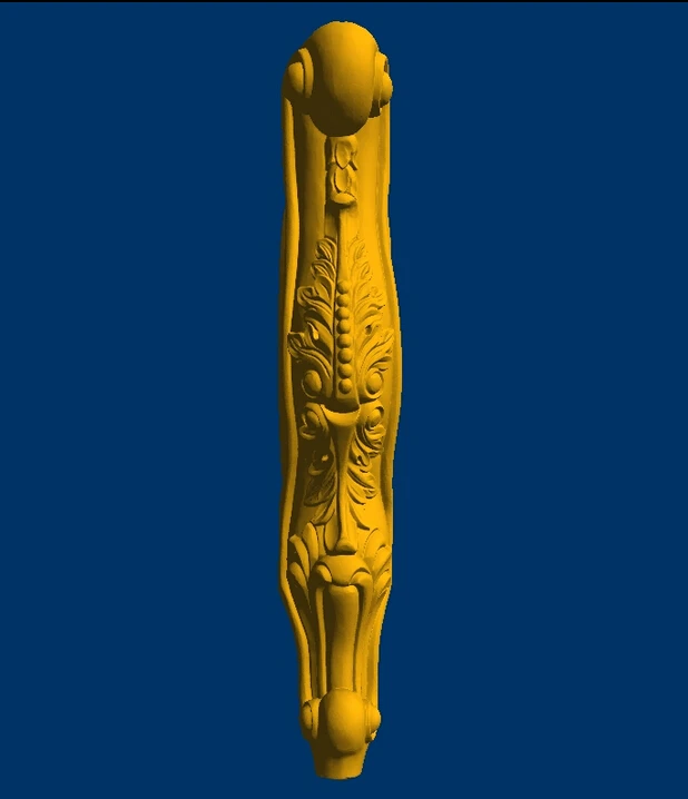 

Новые 3D модели в STL рельеф для CNC STL деревянный диван еда F мебель leg_36