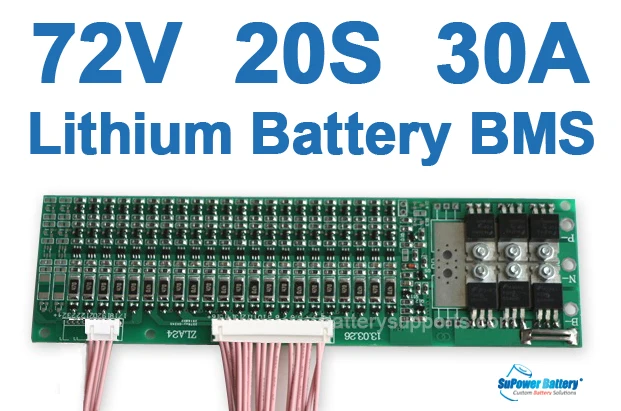 SuPower 20S 72 в 74 84 30 А литий-ионная литиевая батарея LiPo система управления BMS баланс PCB