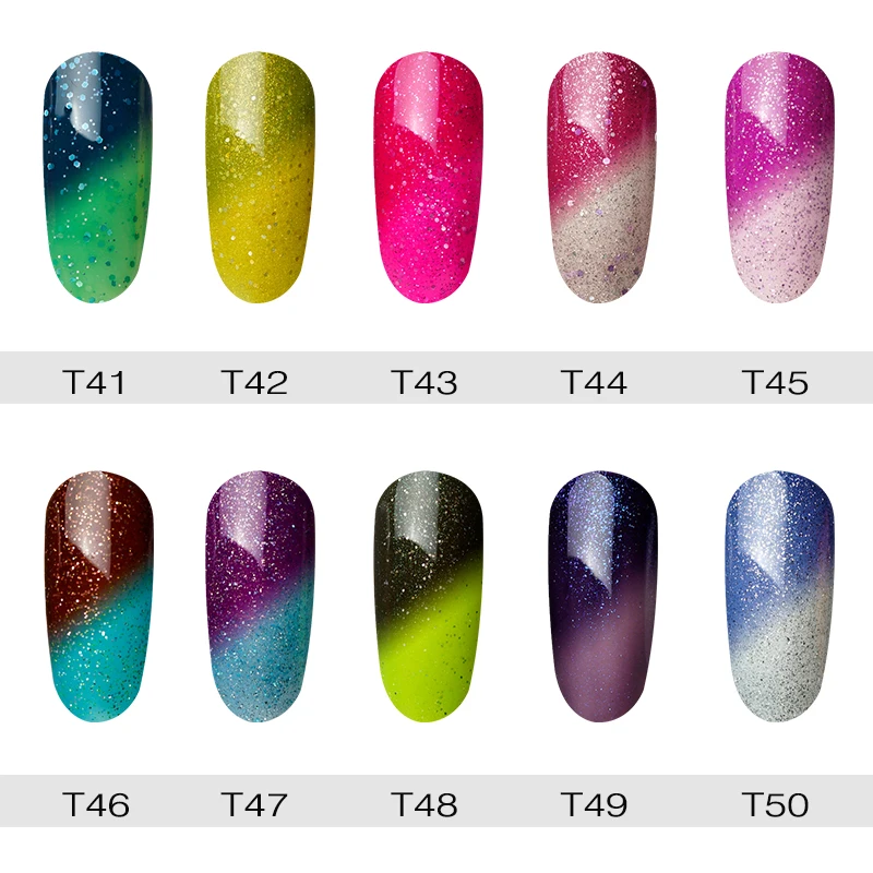 Nailwind 7 мл t31-60 Цвет Температура изменение Хамелеон серии полупостоянных Soak Off Gel