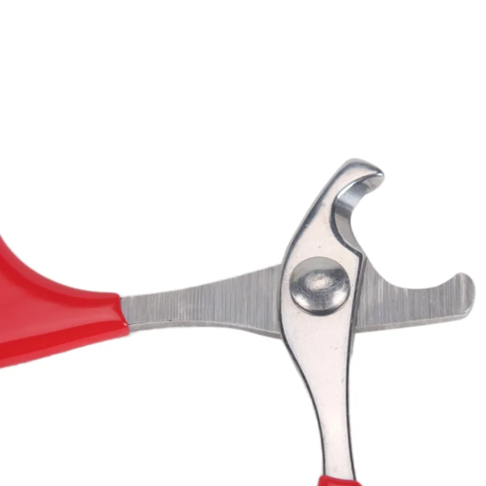 1 Pcs Red Pet Animal Dog Cat Nail Clippers Scissors pet Toe Care Grooming Trimmer Clipper Stainless steel | Дом и сад