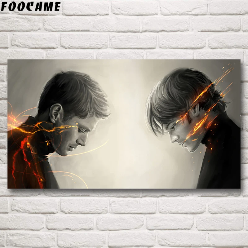 

Supernatural Devil Ghost TV Series Poster Silk Print Wall Art Decorative Paintings Home Decor Living Room Decoration Pictures
