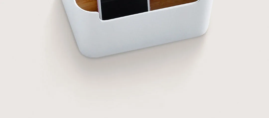 Xiaomi Настольный деревянный ящик для хранения туалетных принадлежностей, коробка для отделки, держатель для мелочей, полка для офиса, Домашний Органайзер, украшение