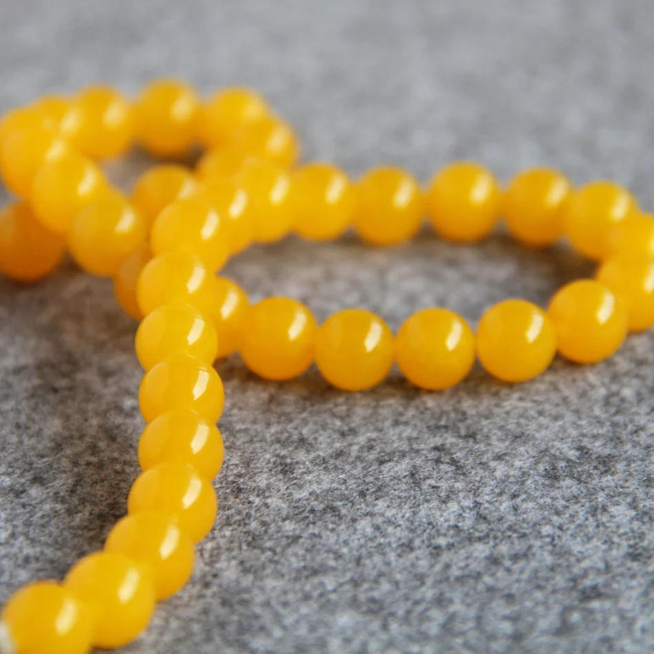 Женщины Ювелирные Изделия Мода 2015 10 мм Природный Желтый Турция Топаз Джаспер