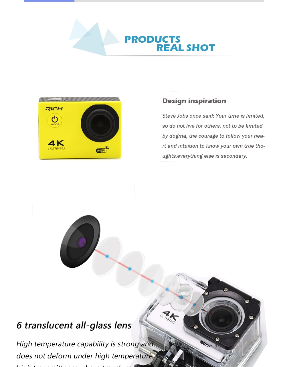 Насыщенная экшн камера wifi HD 1080 P 2 0 lcd 170D объектив go шлем Открытый Cam подводный