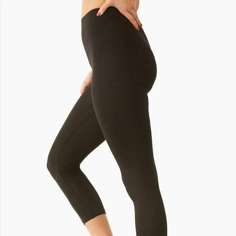 Новинка однотонные женские штаны для йоги леггинсы с высокой талией фитнеса