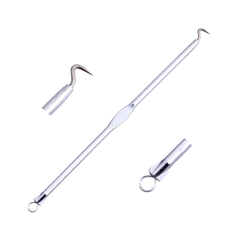 5 шт. угрей удаления иглы из нержавеющей прыщ место Comedone Extractor умывания Красота