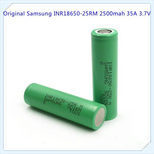 Абсолютно для samsung INR18650-25RM 25RM 2500mah 35A 3,7 V литий-ионный аккумулятор для vape vv режим(1 шт./лот