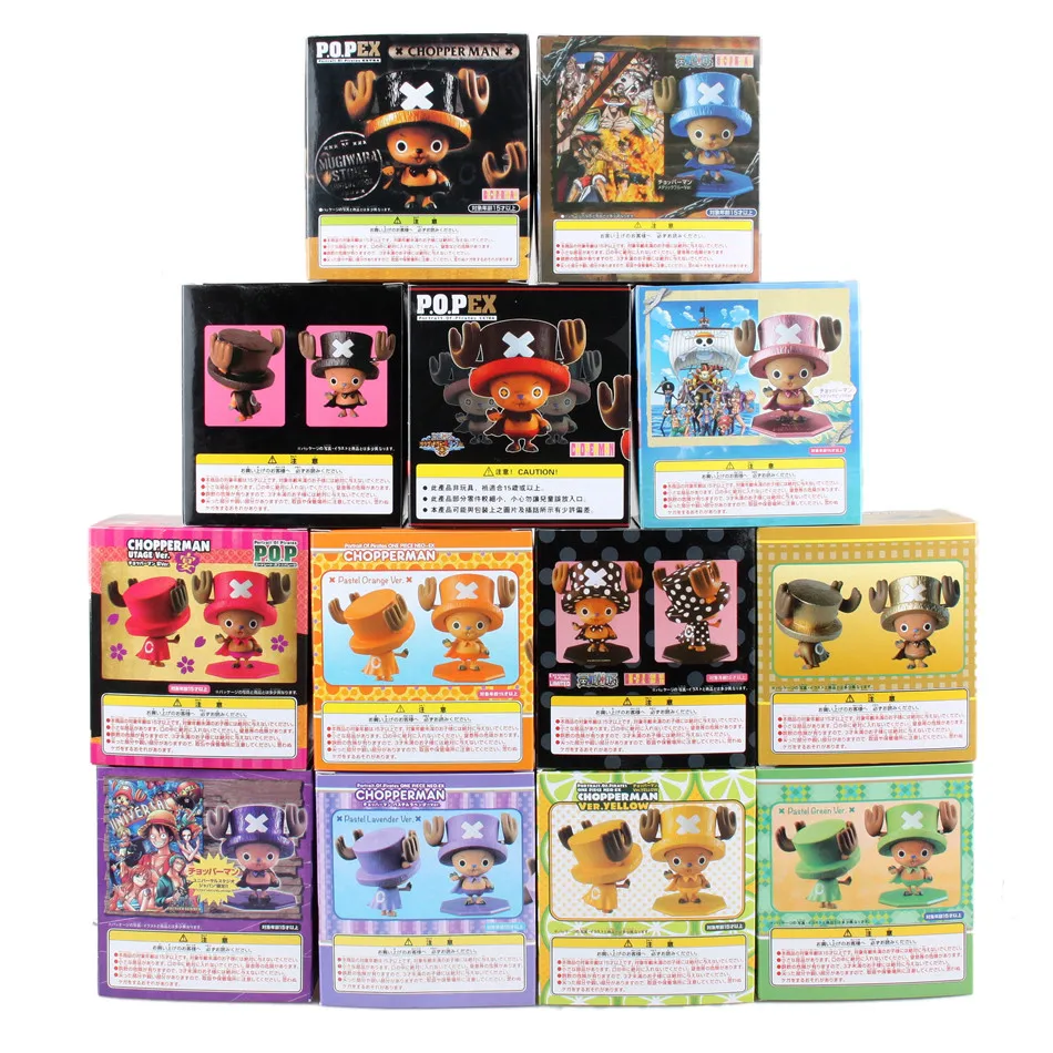 Экшн-фигурки Chanycore 1 шт. 11 видов стилей золотой красный черный WCF ZOO Tony Chopper