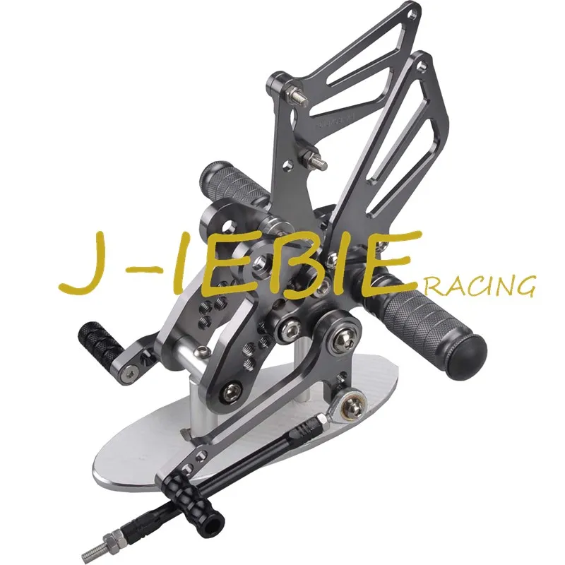 

CNC Racing Rearset Регулируемые задние комплекты подножки подходят для Suzuki GSXR1300 Hayabusa 1999-2016 TITAINUM