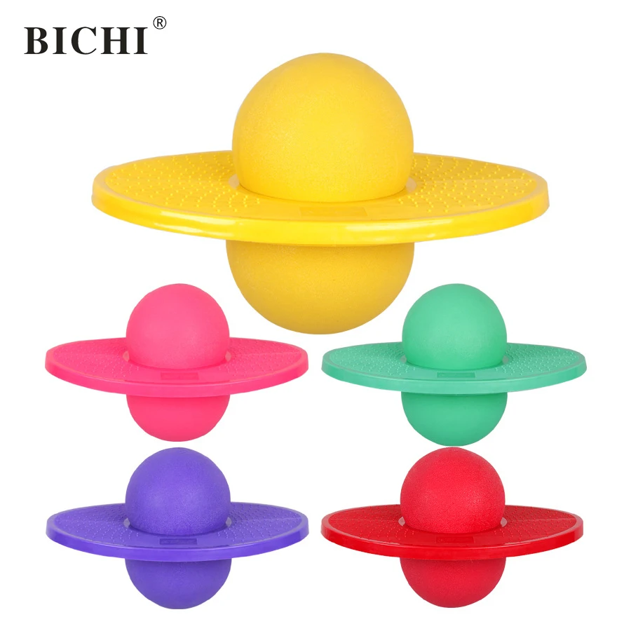 BICHI PVC Non-slip Inflatable Fitness Slimming Ball Balance Bouncing Jumping Jump Hop for Children Sport Equipment | Спорт и