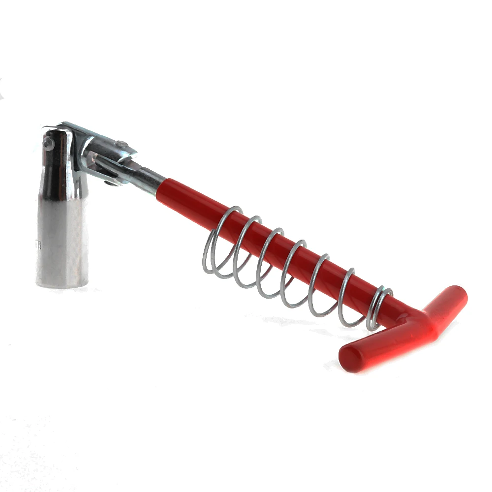 Универсальный торцевой ключ с Т-образной ручкой 16 мм пружиной и оцинкованной