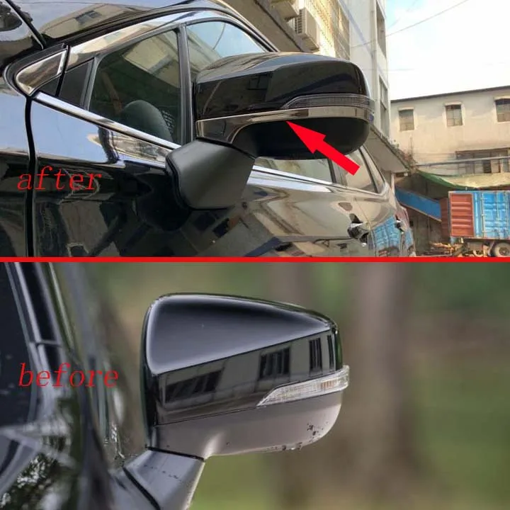Декоративные аксессуары для Subaru Forester SK 2018 2019 боковое зеркало из нержавеющей