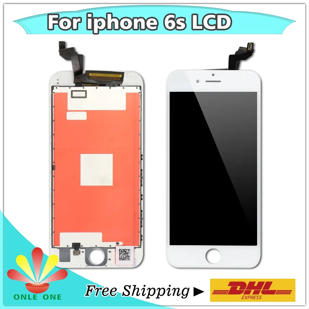 20 шт./лот дигитайзер + сенсорный экран и ЖК-дисплей для IPhone 6S Замена класс AAA черный