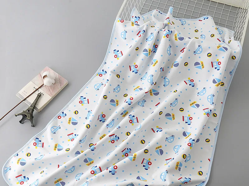 3 Слои детский пеленальный коврик 30*45/50*70/90*120 см Детские мочи колодки матрас моющийся подгузник для малыша с ромбовидным узором лист