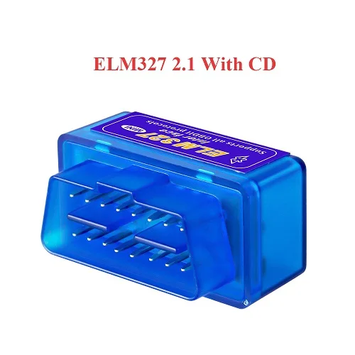 ELM327 2.1 Bluetooth Новейший Супер Мини ELM327 Bluetooth V2.1 ELM 327 Автомобильный считыватель кодов OBD2 автомобильный диагностический инструмент для OBDII протокол для Android/Windows - Цвет: ELM327 2.1 Bluetooth
