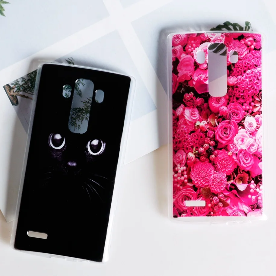 Мягкий ТПУ чехол для LG G4 с 3D рельефным рисунком H818 H810 H815 силиконовый Fundas G 4 обложки