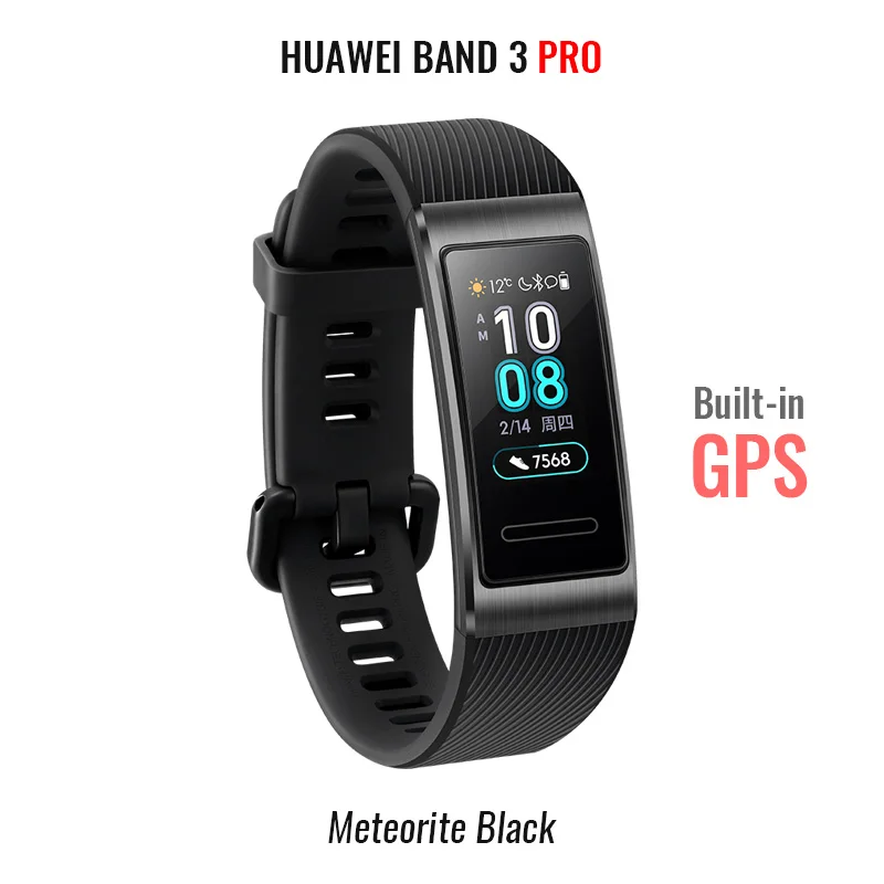 3 Pro Meteorite BLK huawei Band 3/Redmi 3 Pro Smartband металлический каркас, активно-матричные осид, полный Цвет Дисплей сенсорного экрана Плавание ход сердечного ритма Сенсор сна - Цвет: 3 Pro Meteorite BLK