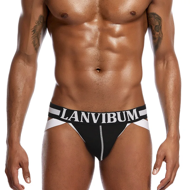 Sexy Men's Jockstrap Thong Male Underwear Soft Tanga Hombre Fashion G-String Men Solid Cueca Gay shorts Briefs Bikini vetement |