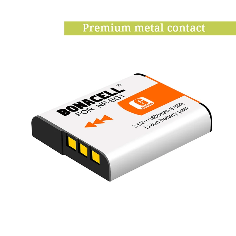 Bonacell NP BG1 для Sony батарея LCD зарядное устройство DSC T100 T20 H3 H7 H9 H10 H20 N2 N1|Перезаряжаемые