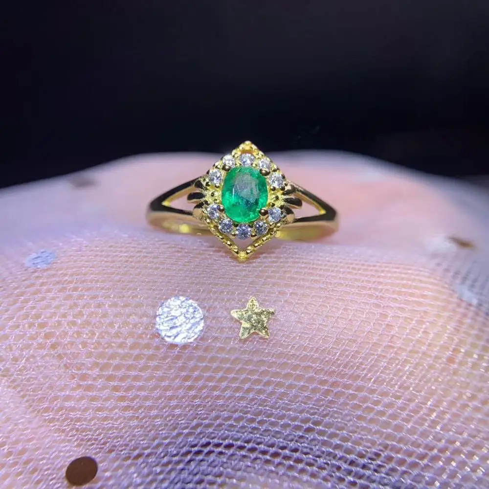 

New style blue sapphire red ruby green emerald gem ring for women real 925 sterling silver certified natural gem good gift
