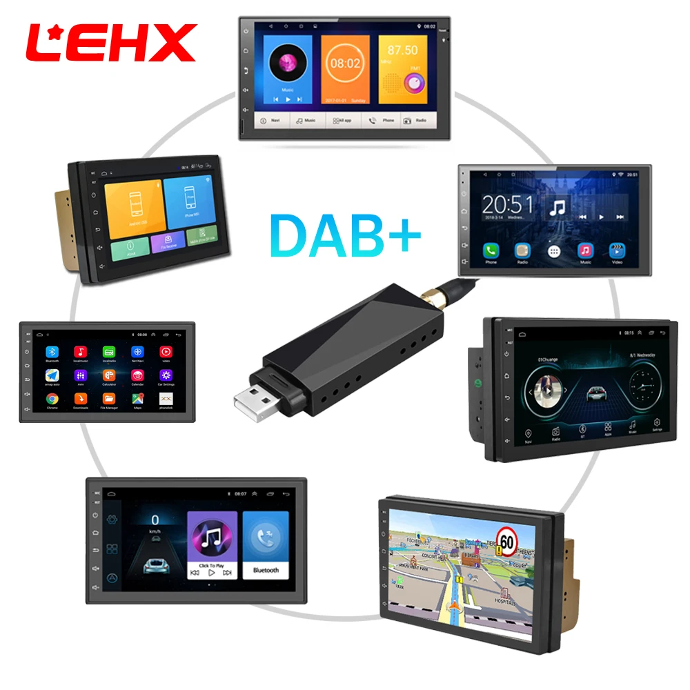 USB DAB + цифровой радиоприемник для автомобиля Android плеер Автомобильный DVD Цифровой