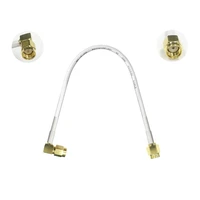 brand new 1pc sma male right angle to rp sma male pigtail cable adapter plug 153050100cm low loss high quality