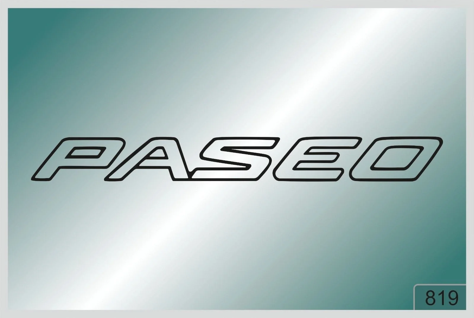 Для PASEO-2 шт.. Наклейки-высокое качество наклейки-разных цветов 819 | Автомобили и