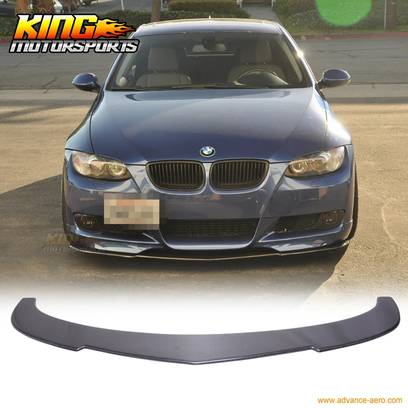 Подходит для 07 10 BMW E92 3 серии 2Dr K3 передний бампер спойлер углеродное волокно
