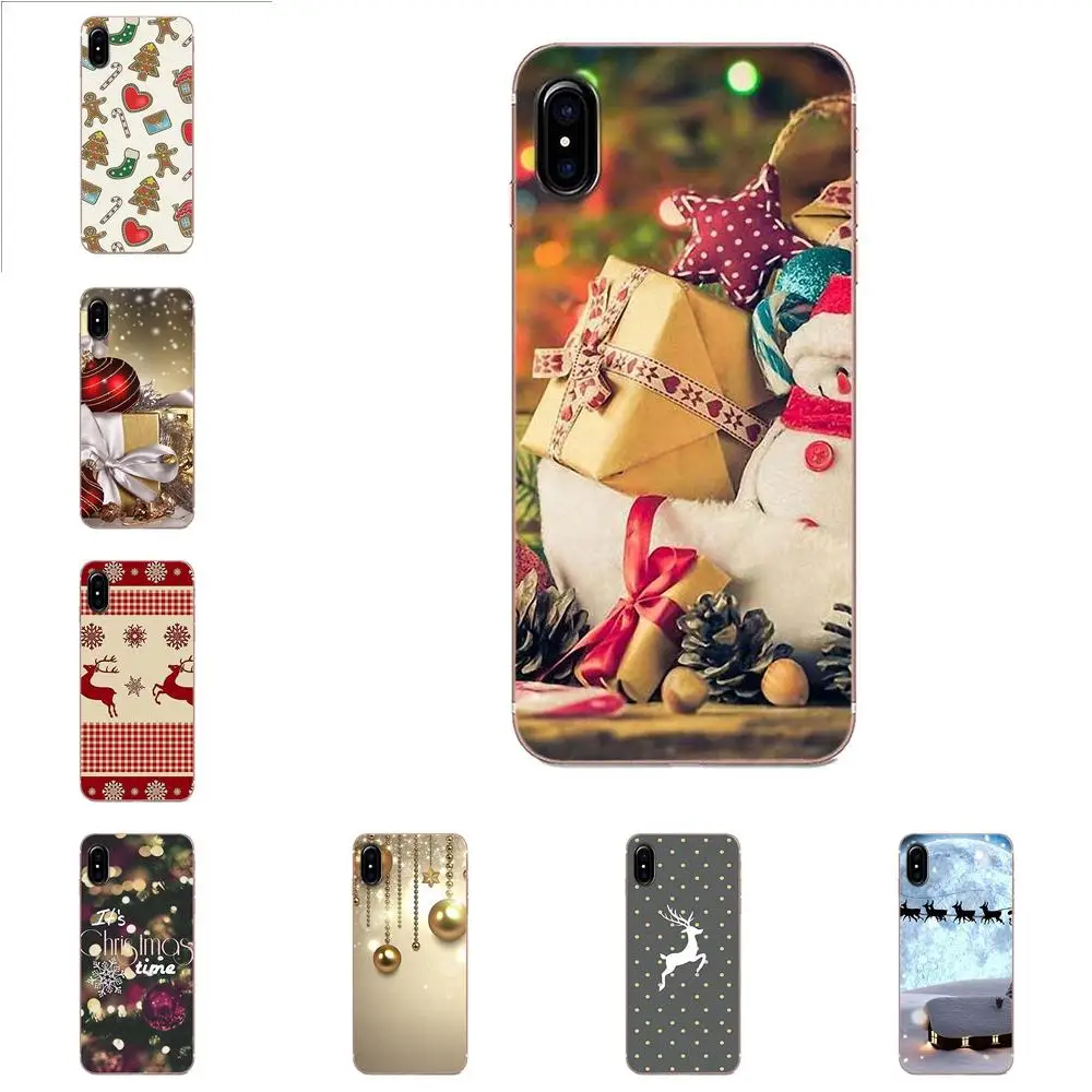 Новогодние подарки Рождество для Xiaomi Mi3 Mi4 Mi4C Mi4i Mi5 Mi 5S 5X 6 6X A1 Max Mix 2 Note 3 4 TPU чехол