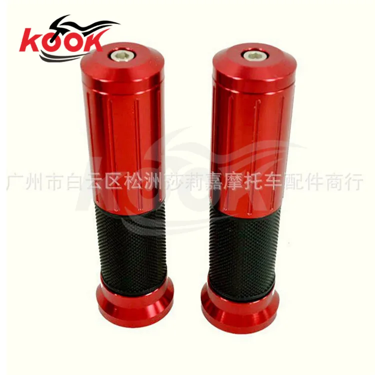 

Universal 7/8'' 22MM CNC Motorcycle handlebar grip handle bar Motorbike handlebar grips 6 colors optional motorbike hand grips