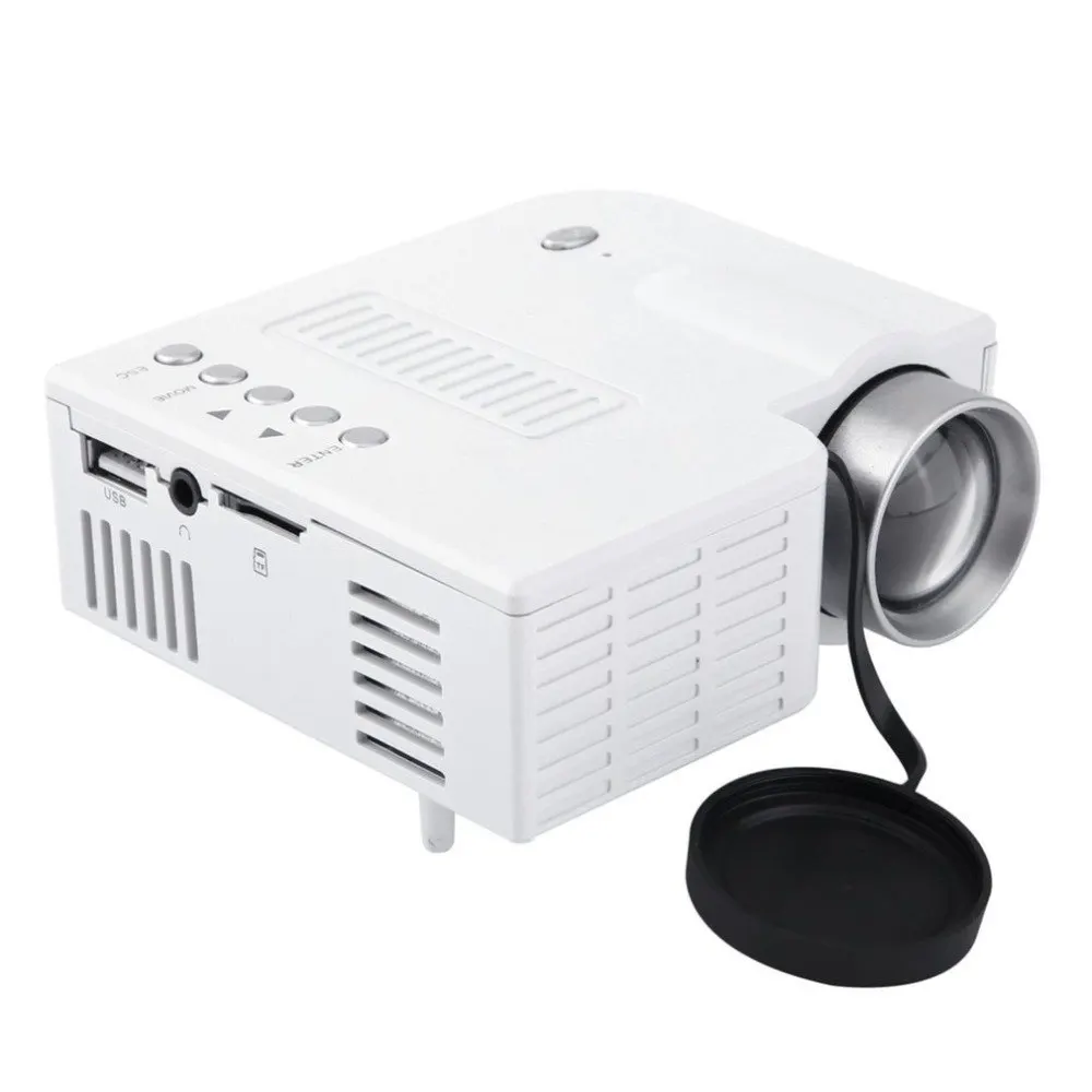 UC28A Мини Портативный светодиодный проектор 1080P Мультимедийный Домашний