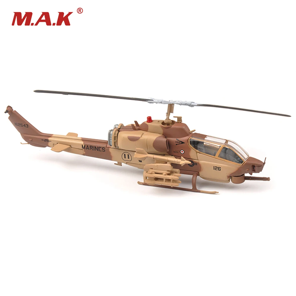 1/72 весы американских морских пехотинцев AH 1W Supercobra вооруженных управляемых