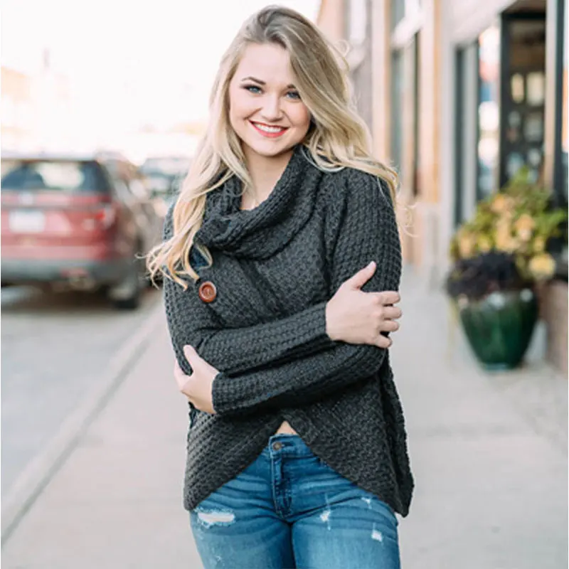 Darcydebie 2019 Fashion Autumn Winter Warm Sweater Long-Sleeve Elastic Female Pullover Turtleneck Knitted Sweaters Tops | Женская одежда