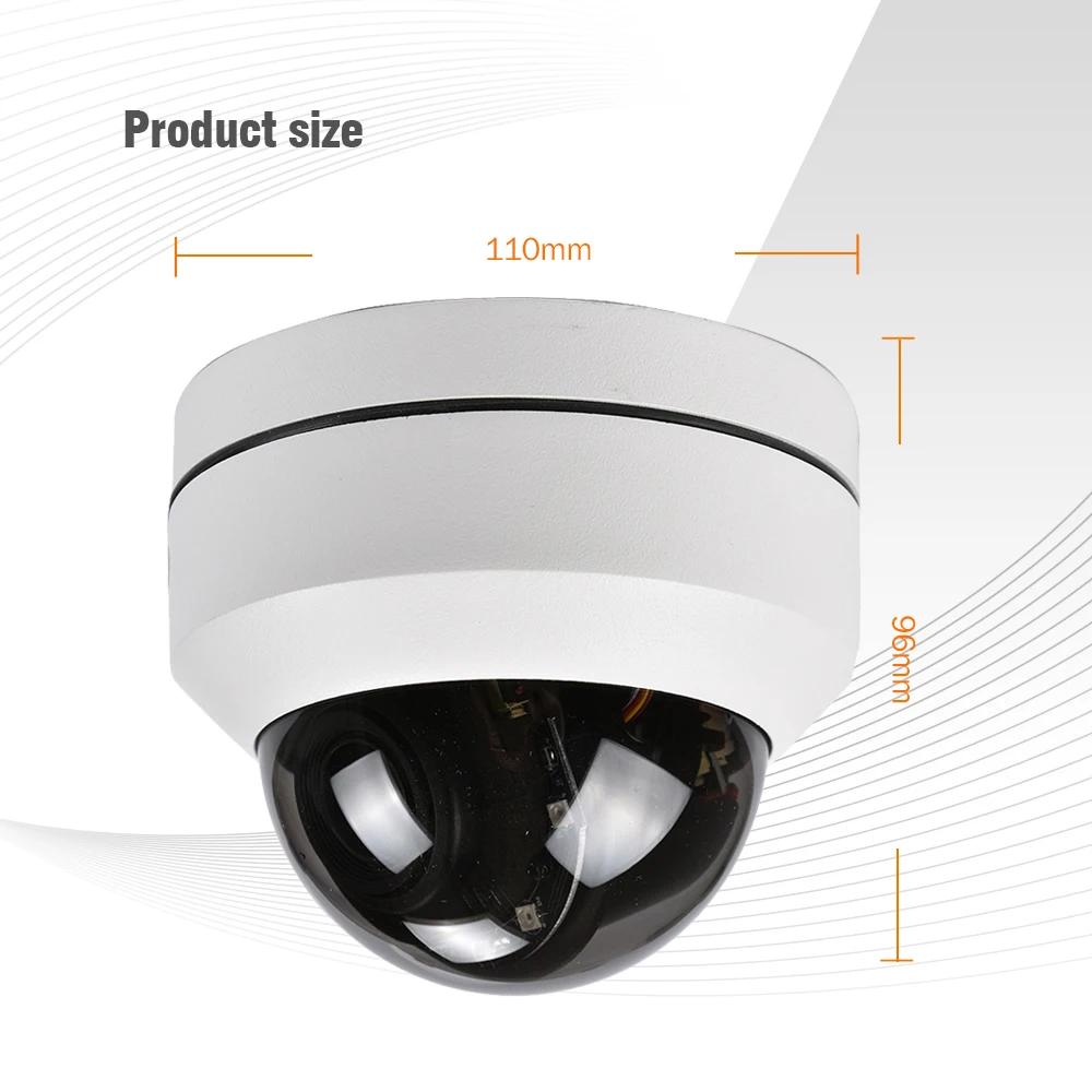 Видеонаблюдения 2 5 &quotмини купольная Камера AHD 1080 P CVI TVI CVBS 4IN1 SONY IMX323 8 ~ 12 мм