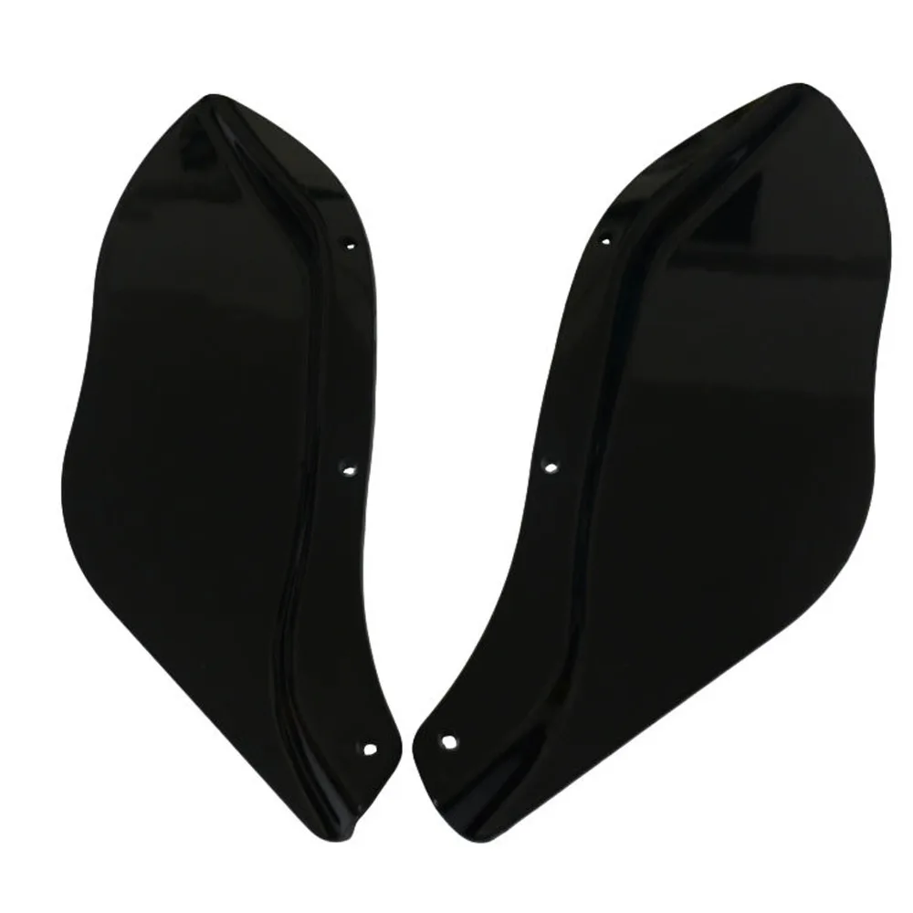 Черные прозрачные боковые крылья мотоцикла обтекатель обтекателя летучей мыши