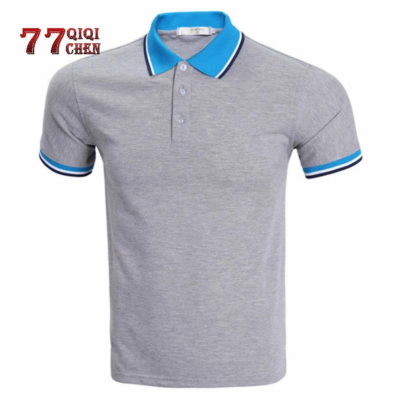 Лето Poloshirt для мужчин 2021 модная повседневная хлопковая футболка с короткими