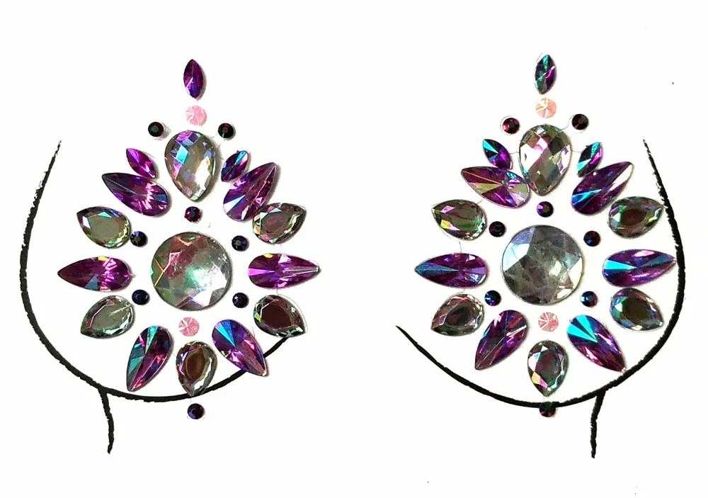 Наклейка Bindi Ручной Работы Бохо и Племенной Стиль тела Декор стикер можно наклеить на самоклеющиеся драгоценные камни грудь наклейка на сосок