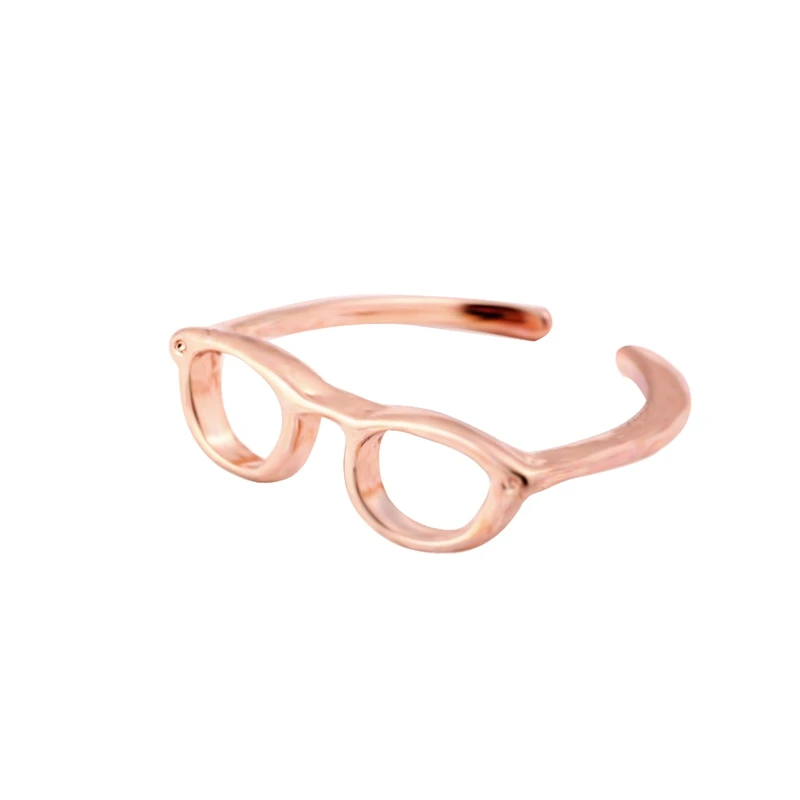 Мини 1 шт. новые модные ювелирные изделия милые панк очки перстни для женщин