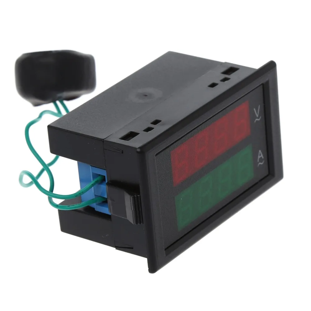

AC80-300V 100A Digital Current Ammeter Voltmeter Dual LED Display Volt Amp Gauge