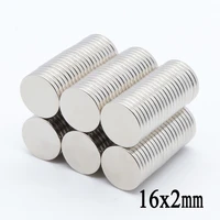 100pcs 162 mm neodymium magnet 16x2mm n35 small disc round super strong magnets powerful rare earth neodymium magnets 16x2 mm