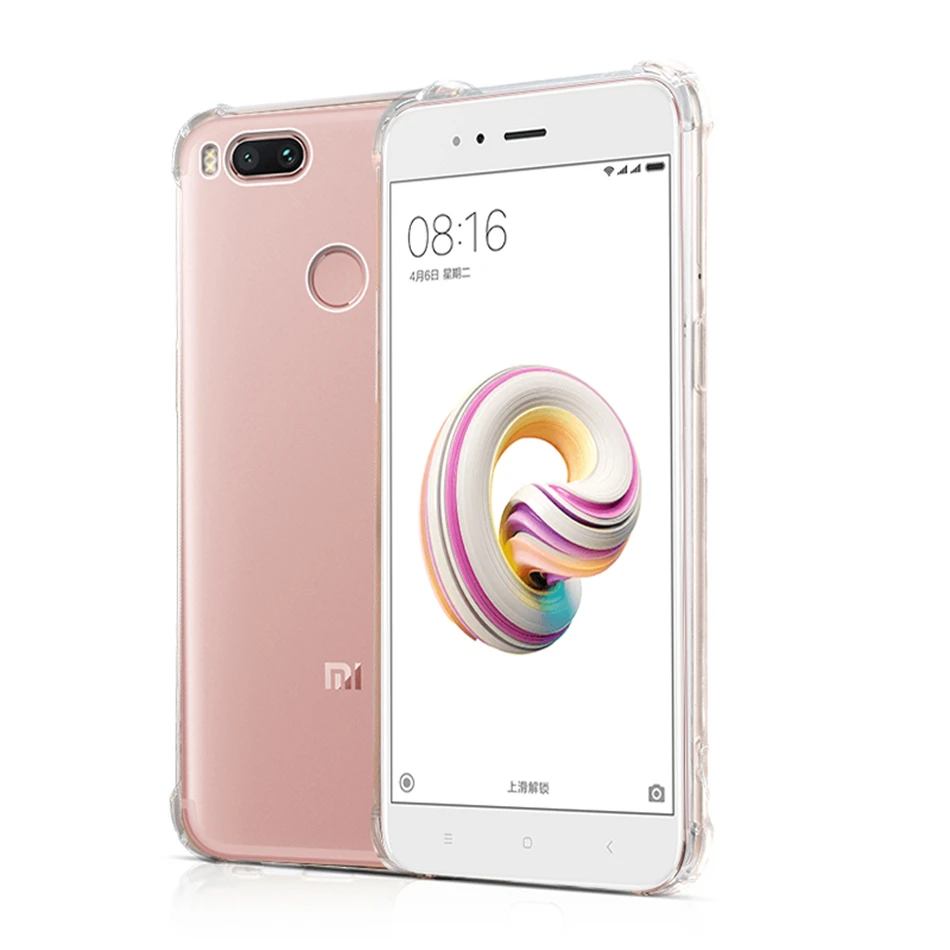 Мягкий чехол из ТПУ с воздушной подушкой для Xiaomi Mi Play 9 8 SE A1 A2 Lite Mix 2 2S Max 3 Redmi 5A 6A Note 7