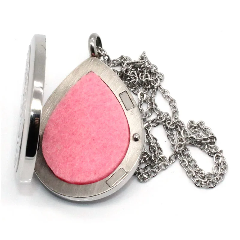 Цветочный дизайн 28*38 мм в форме капли воды диффузор эфирного масла медальон